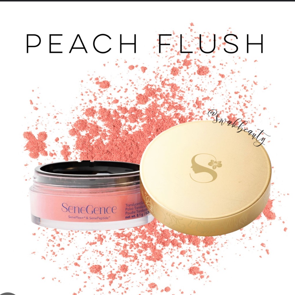 SeneGence Translucent Loose Powder in shade Peach Flush! Limited edition. Sealed